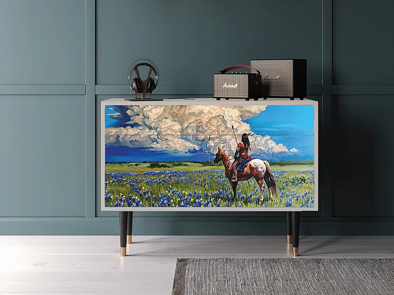 Credenza - 115x85x48 cm - BS4 - Thunderheads by Dean, Sabbia