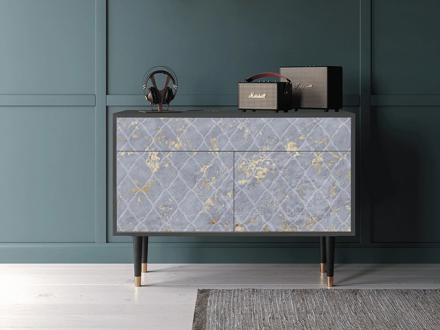 Buffet - 115x85x48 cm - BS4 - Golden Smoke, Anthracite
