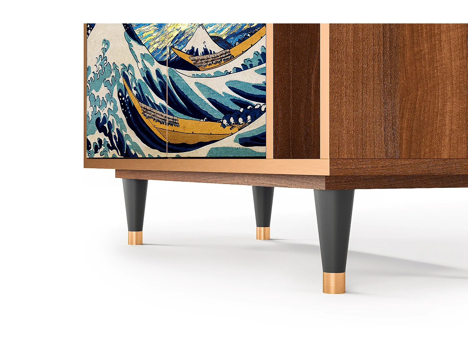 Buffet - 96х110х41 cm - BS6 - Great Wave, Noyer
