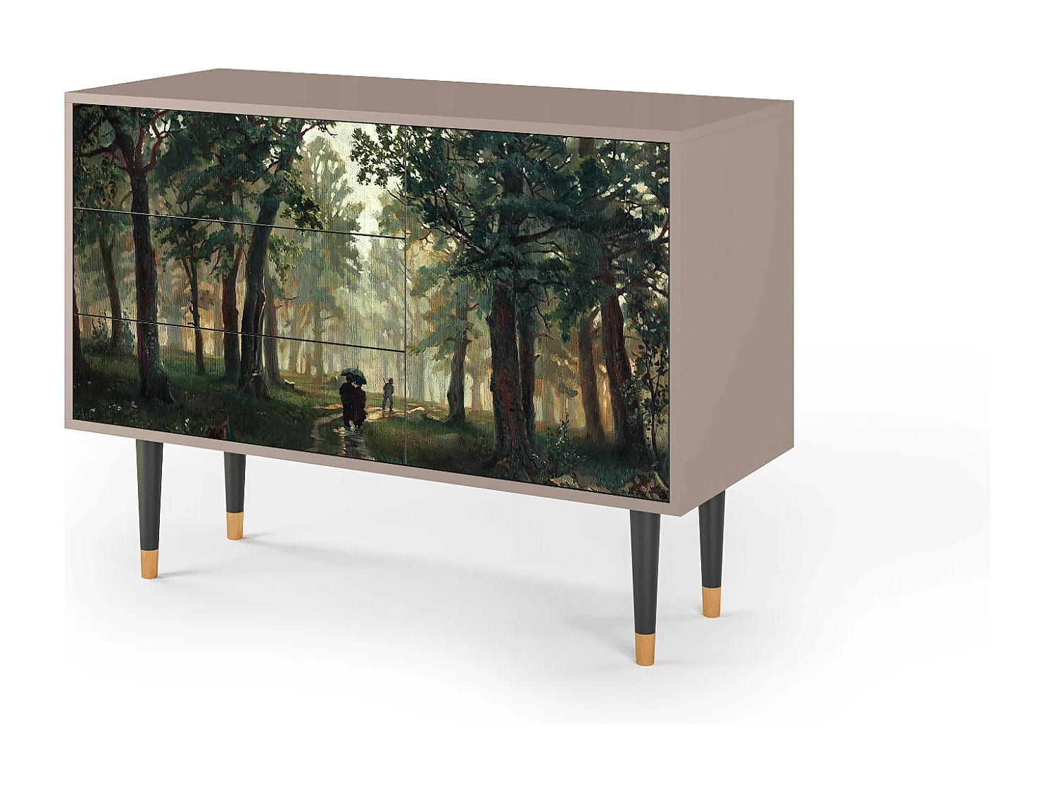 Credenza - 115х84х41 cm - S3 -  Rain in the Oak Forest, Latte