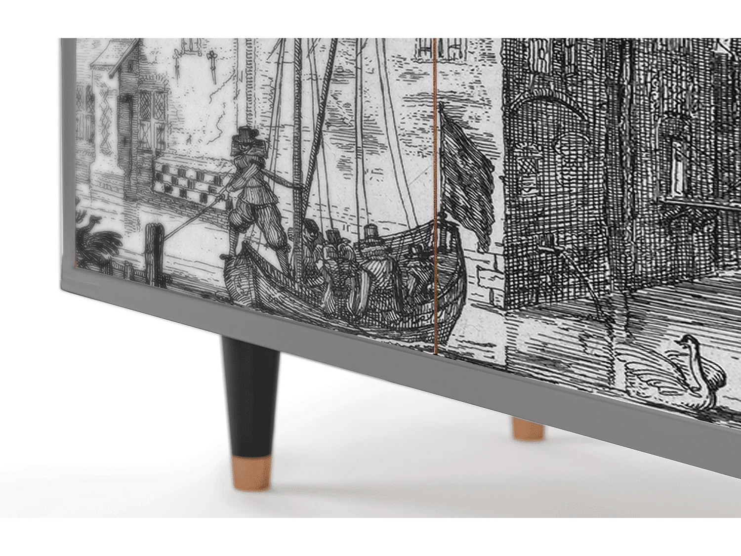 Buffet - 94x96x48 cm - BS3 - Castle by Breugel, Gris