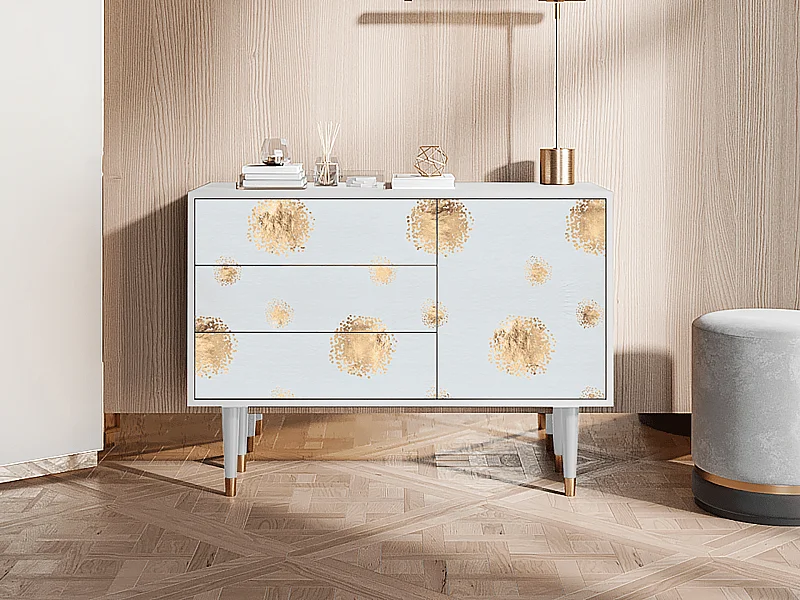 Buffet - 115х84х41 cm - S3 - Sky Latte, Blanc