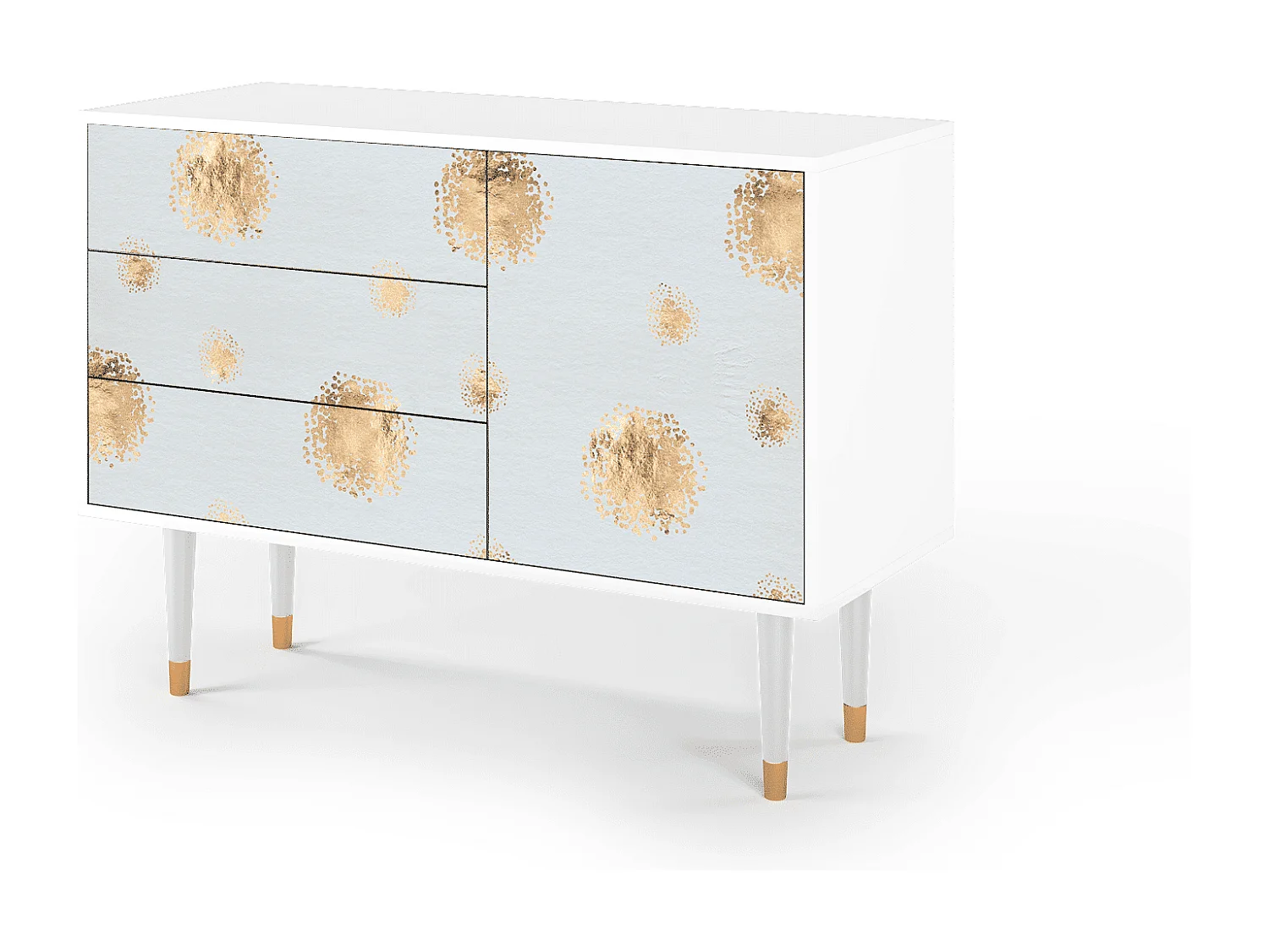 Aparador - 115х84х41 cm - S3 - Sky Latte, Branco