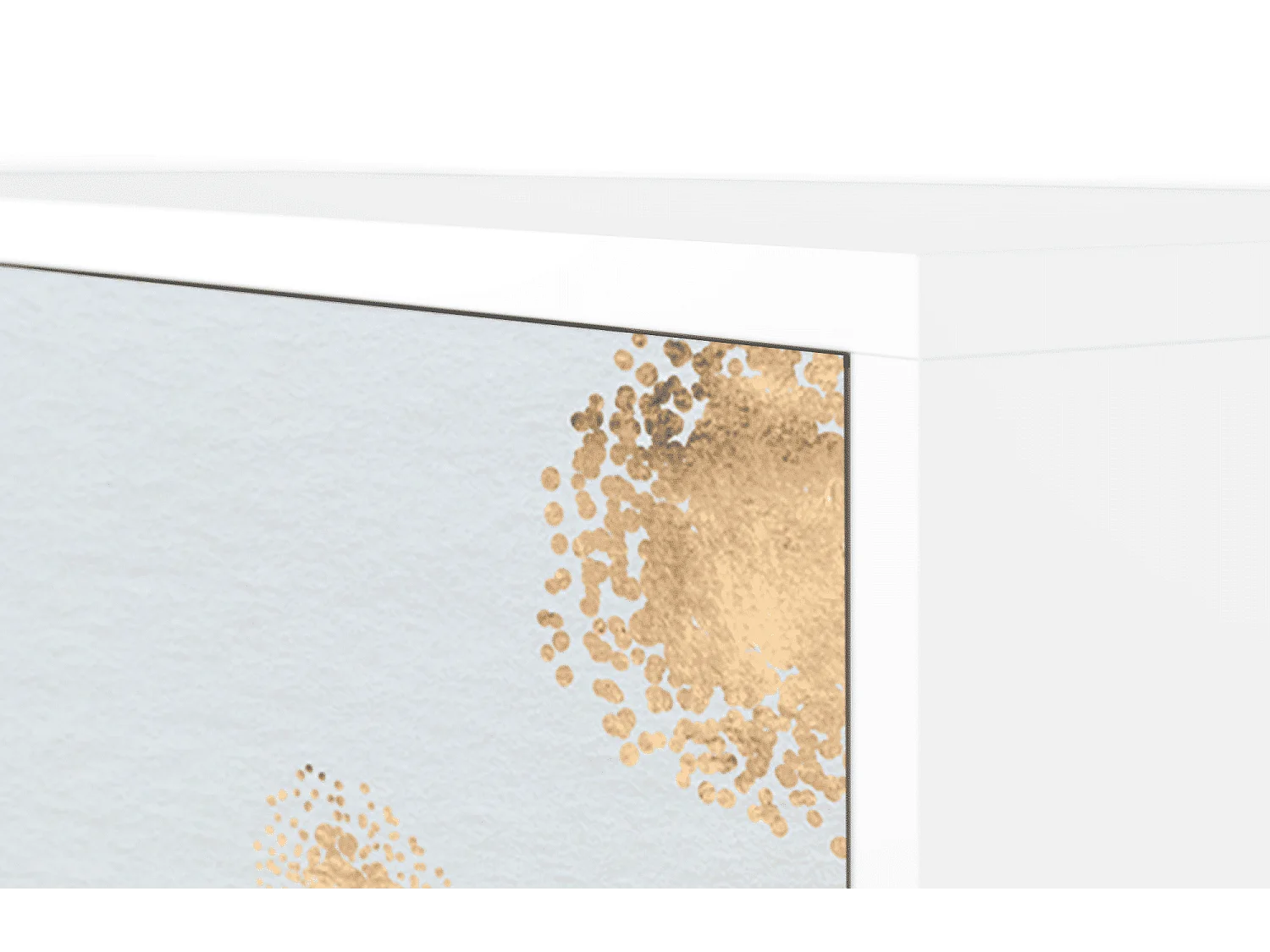 Kredens - 115х84х41 cm - S3 - Sky Latte, Biały