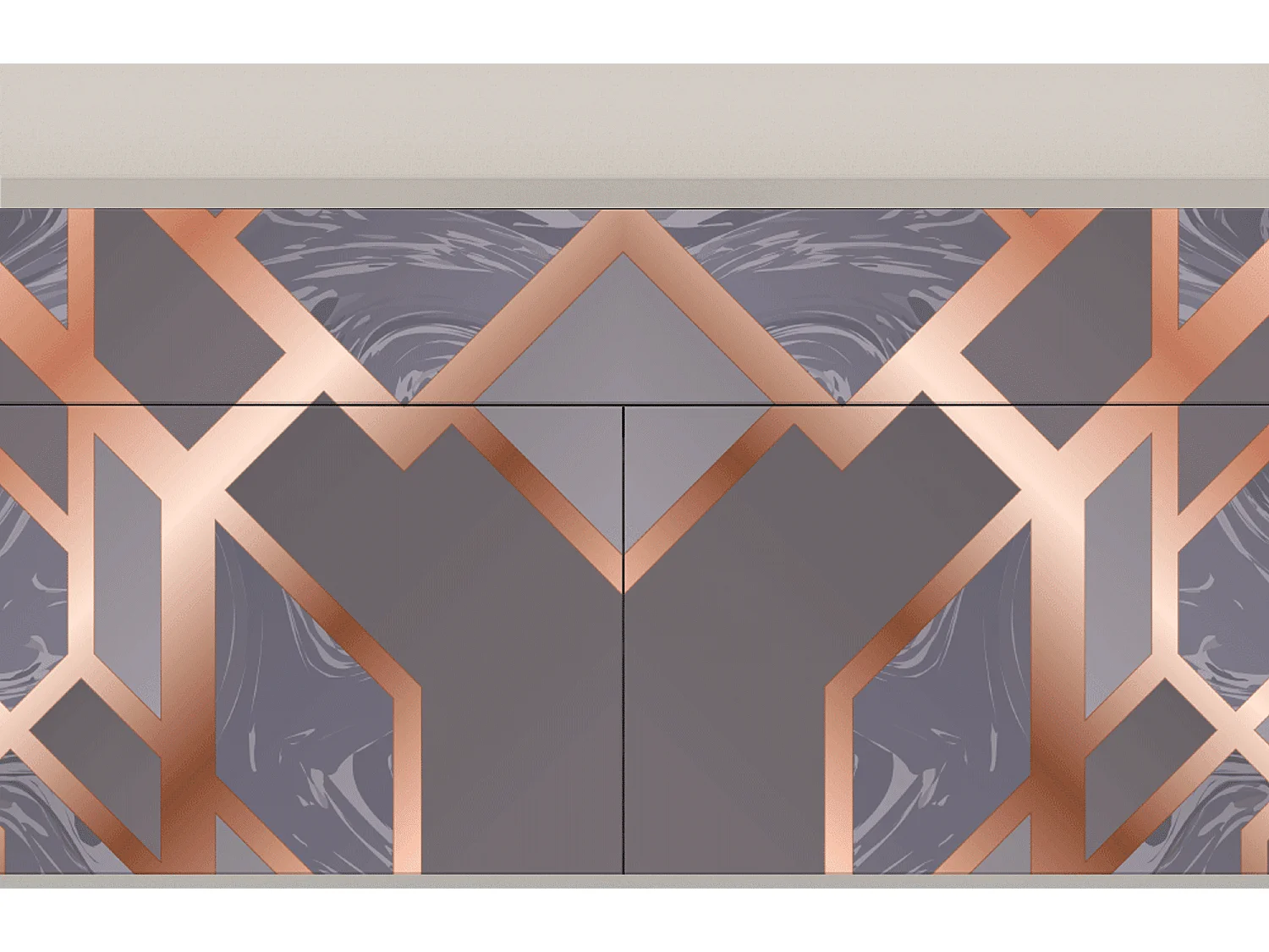 Kredens - 115x85x48 cm - BS4 - Taupe Anatomy, Piaskowy