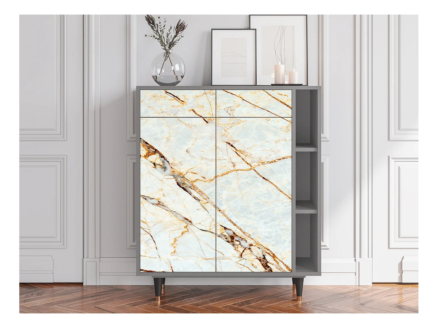 Buffet - 96х110х41 cm - BS6 - Sabley Marble, Gris