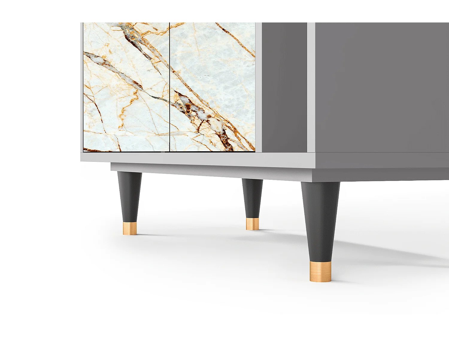 Credenza - 96х110х41 cm - BS6 - Sabbiay Marble, Grigio