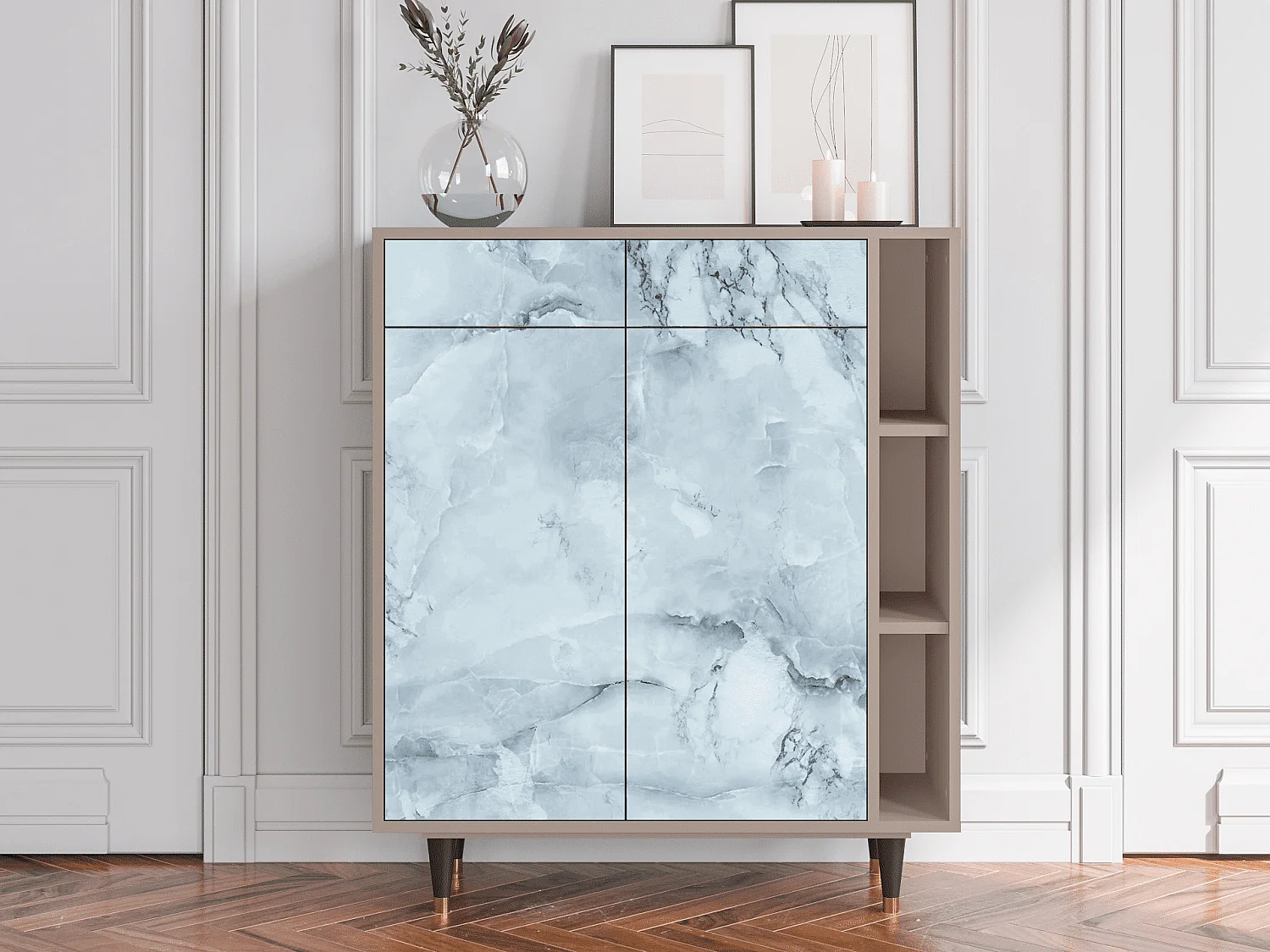 Dressoir - 96х110х41 cm - BS6 - Glacial Colour, Latte