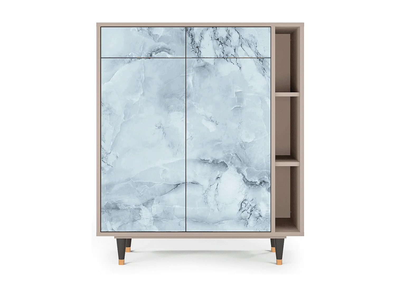 Dressoir - 96х110х41 cm - BS6 - Glacial Colour, Latte