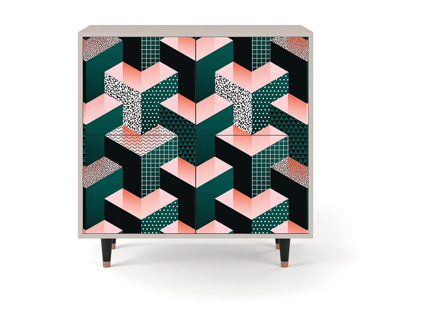 Buffet - 94x96x48 cm - BS3 - Geometric Madness, Sable