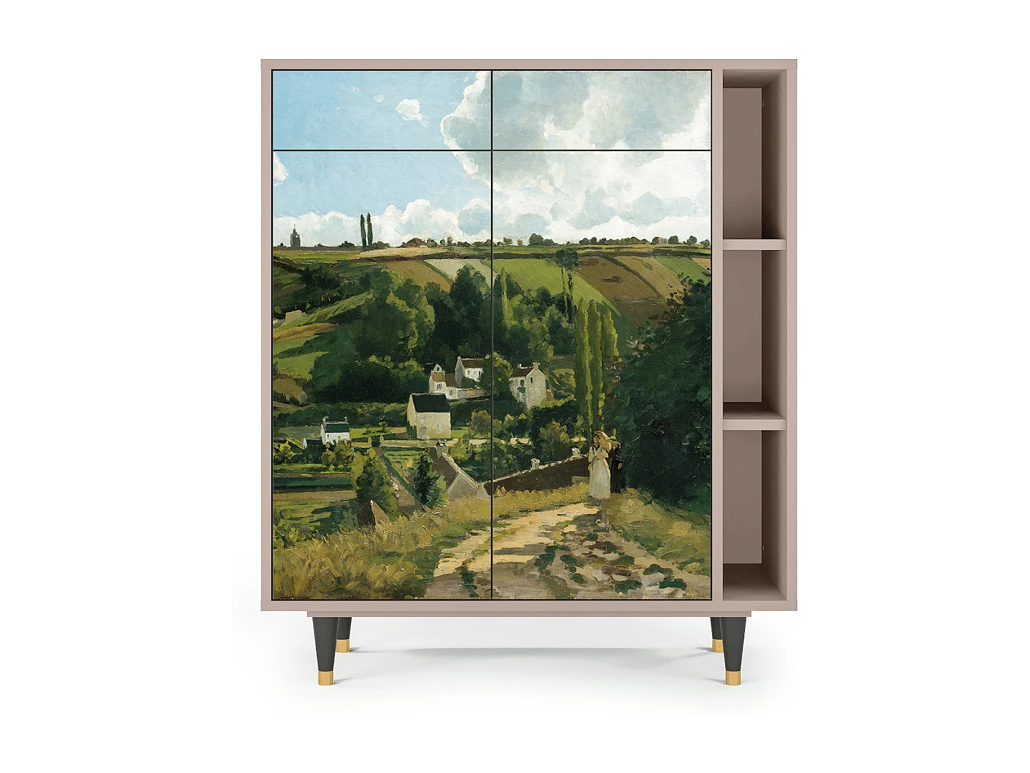 Dressoir - 96х110х41 cm - BS6 - Jalais Hill by Pissarro, Latte