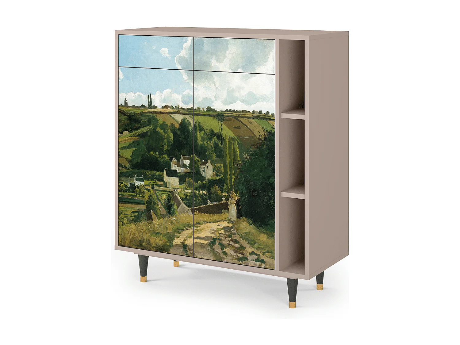 Dressoir - 96х110х41 cm - BS6 - Jalais Hill by Pissarro, Latte