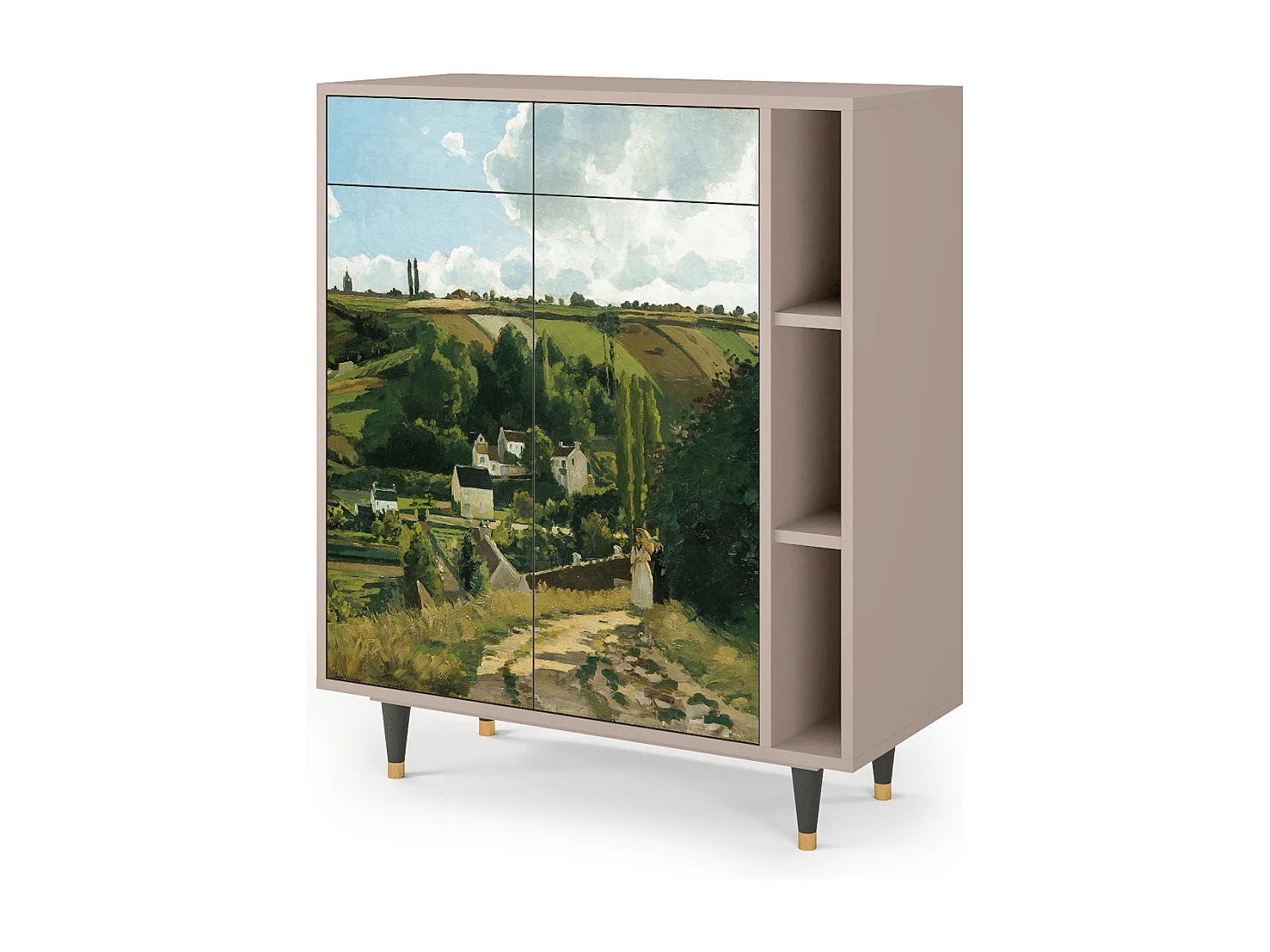 Dressoir - 96х110х41 cm - BS6 - Jalais Hill by Pissarro, Latte