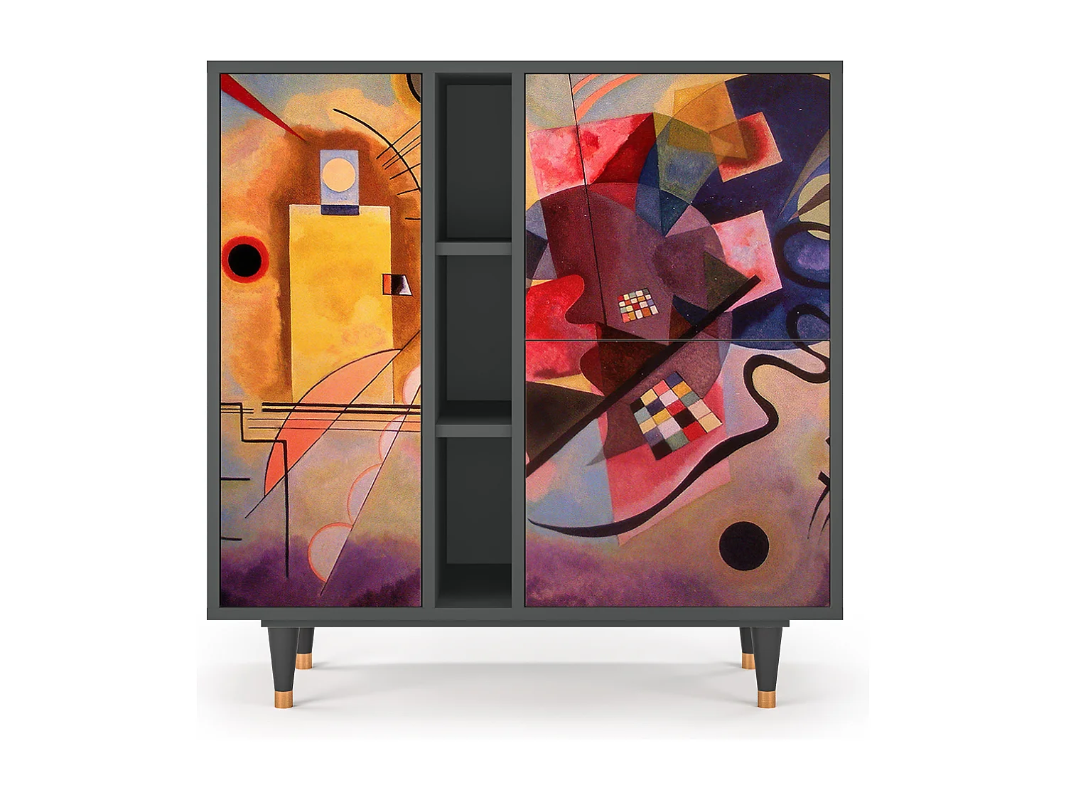 Dressoir - 94х96х41 cm - BS5 - Modern Art, Antraciet