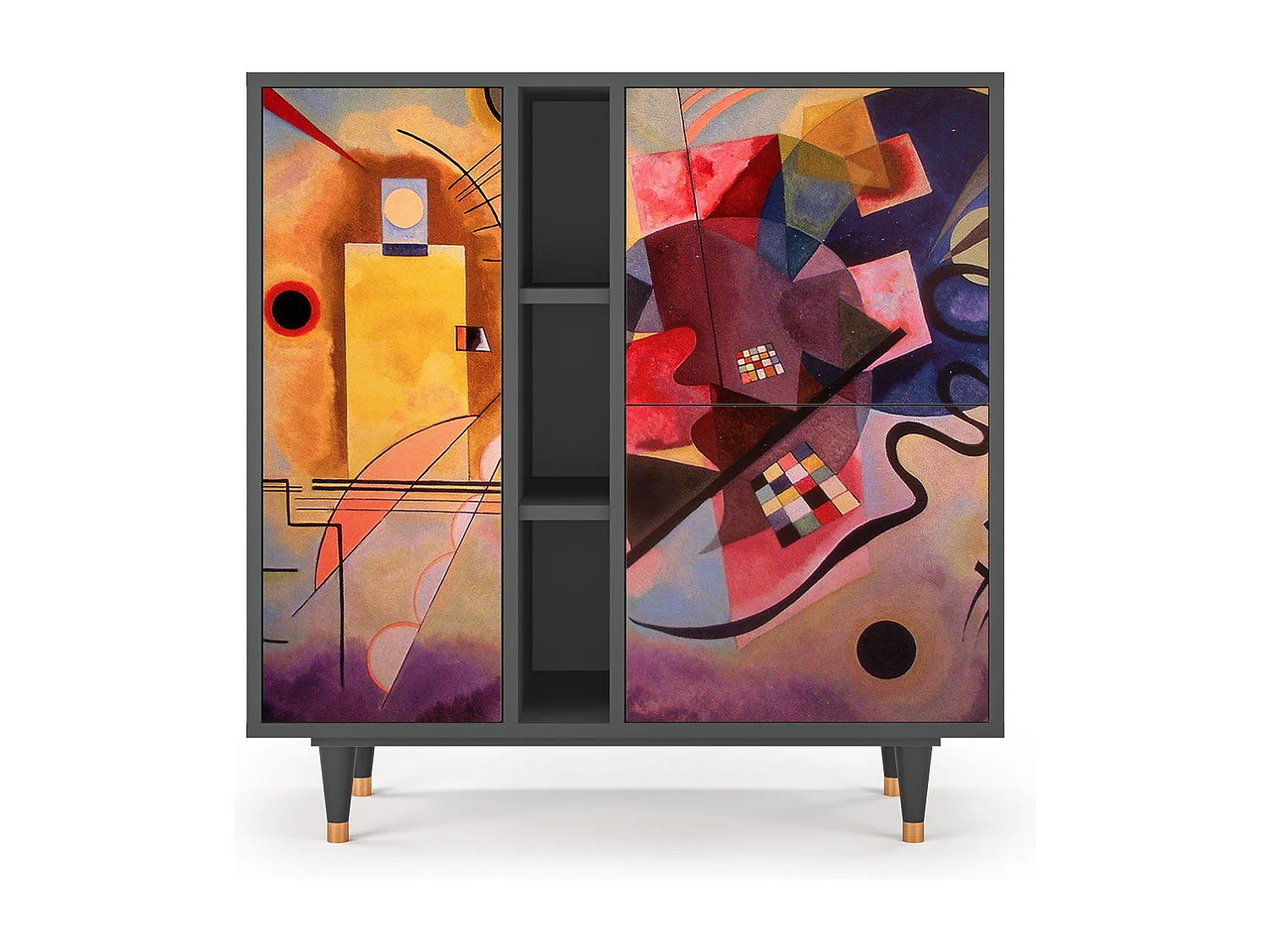 Aparador - 94х96х41 cm - BS5 - Modern Art, Antracita