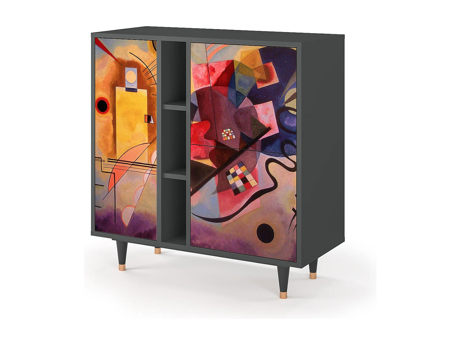 Aparador - 94х96х41 cm - BS5 - Modern Art, Antracita