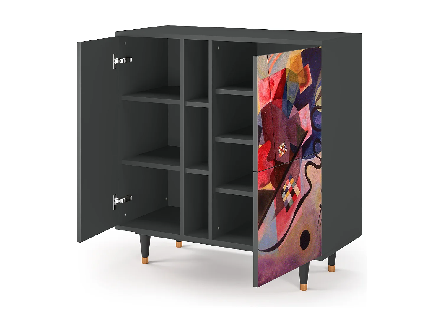 Aparador - 94х96х41 cm - BS5 - Modern Art, Antracita