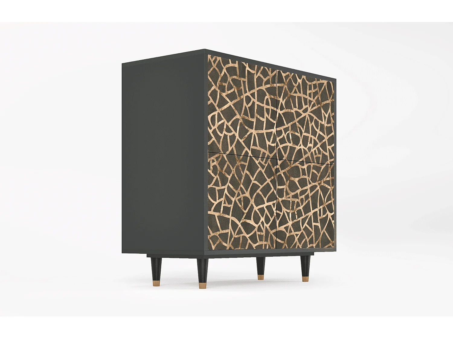 Credenza - 94x96x48 cm - BS3 - Enlarged Leaf, Antracite