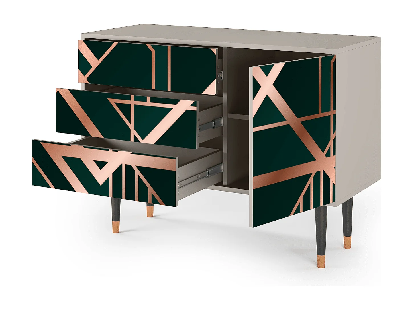 Credenza - 115х84х41 cm - S3 - Emerald Gatsby, Sabbia