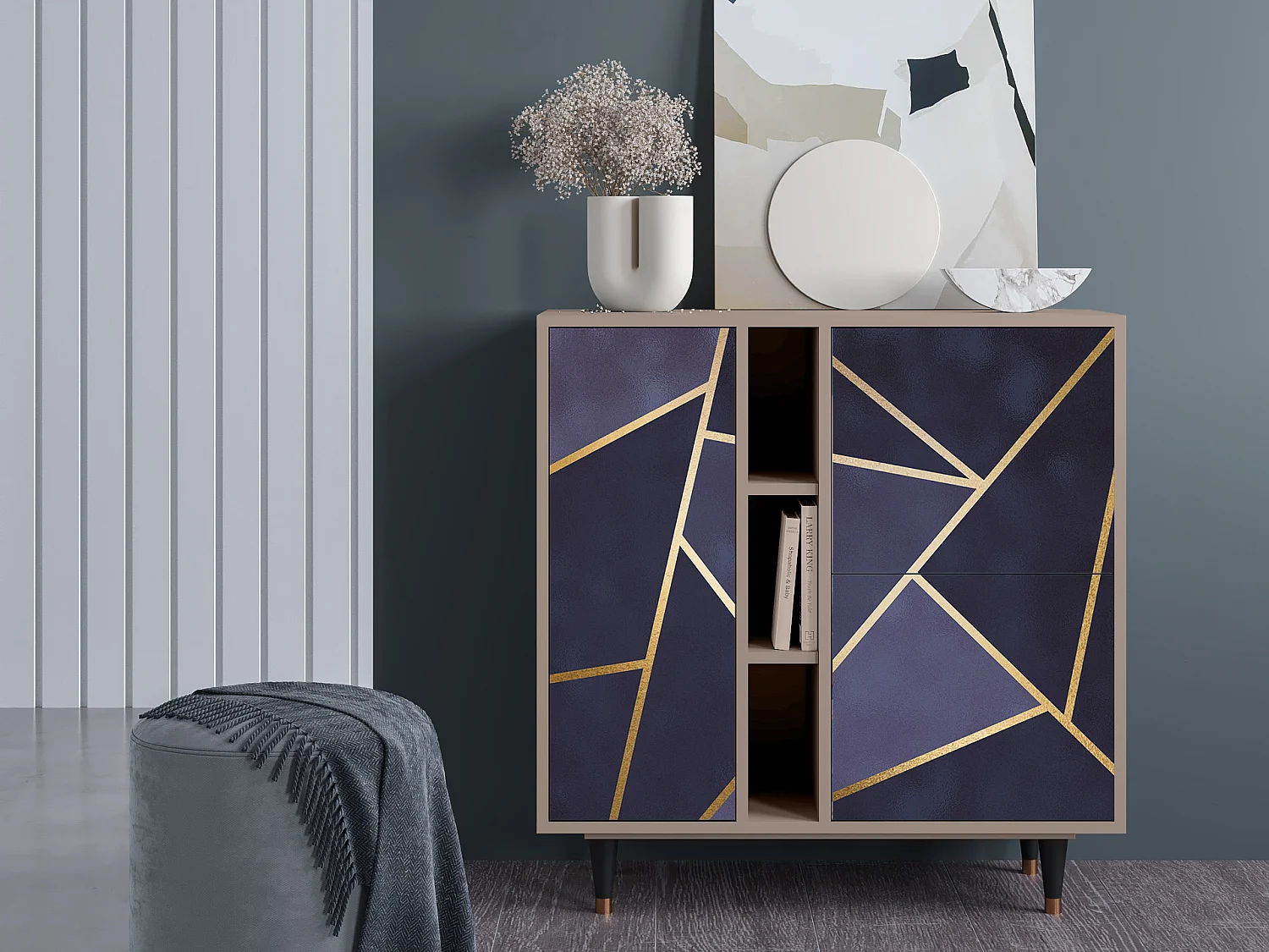 Dressoir - 94х96х41 cm - BS5 - The Amethyst, Latte