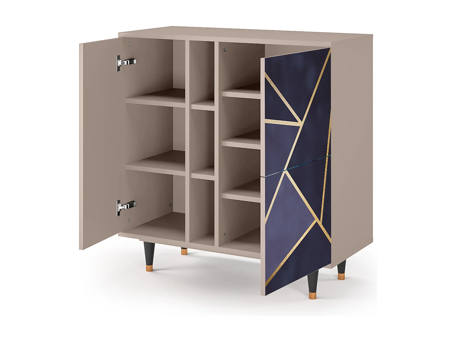 Dressoir - 94х96х41 cm - BS5 - The Amethyst, Latte