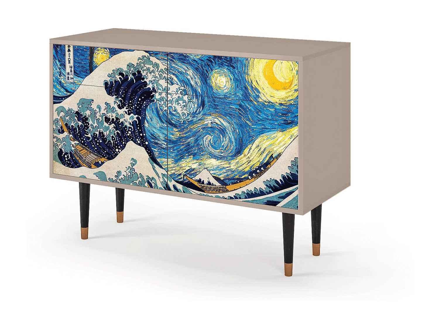 Buffet - 115x85x48 cm - BS4 - Great Wave, Latte