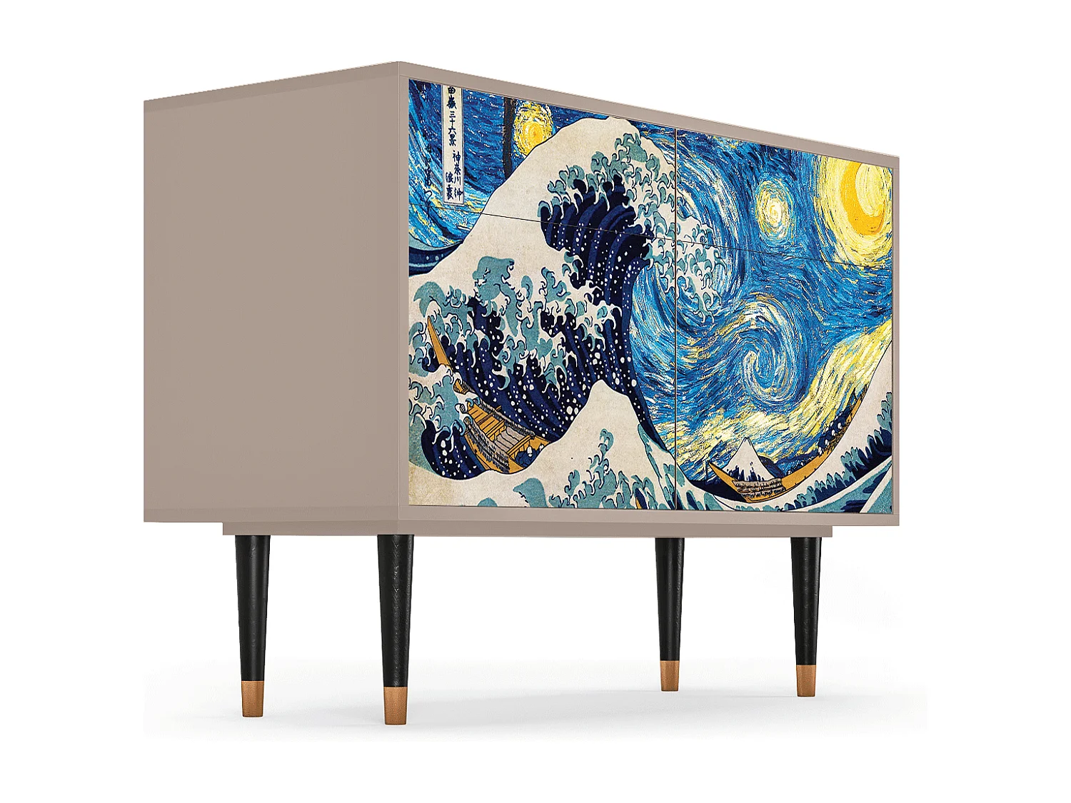 Buffet - 115x85x48 cm - BS4 - Great Wave, Latte