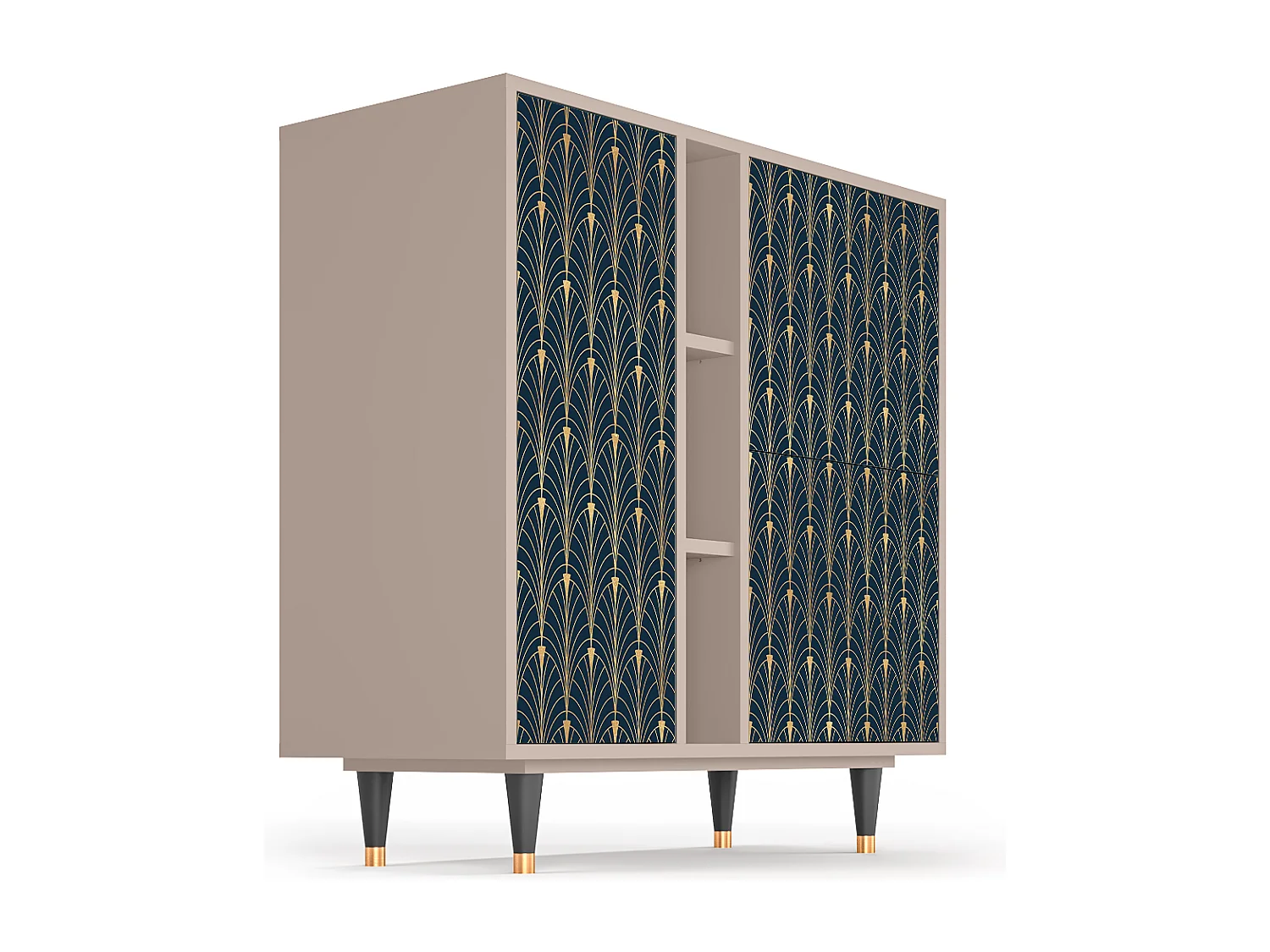 Buffet - 94х96х41 cm - BS5 - Flower of the Nile, Latte