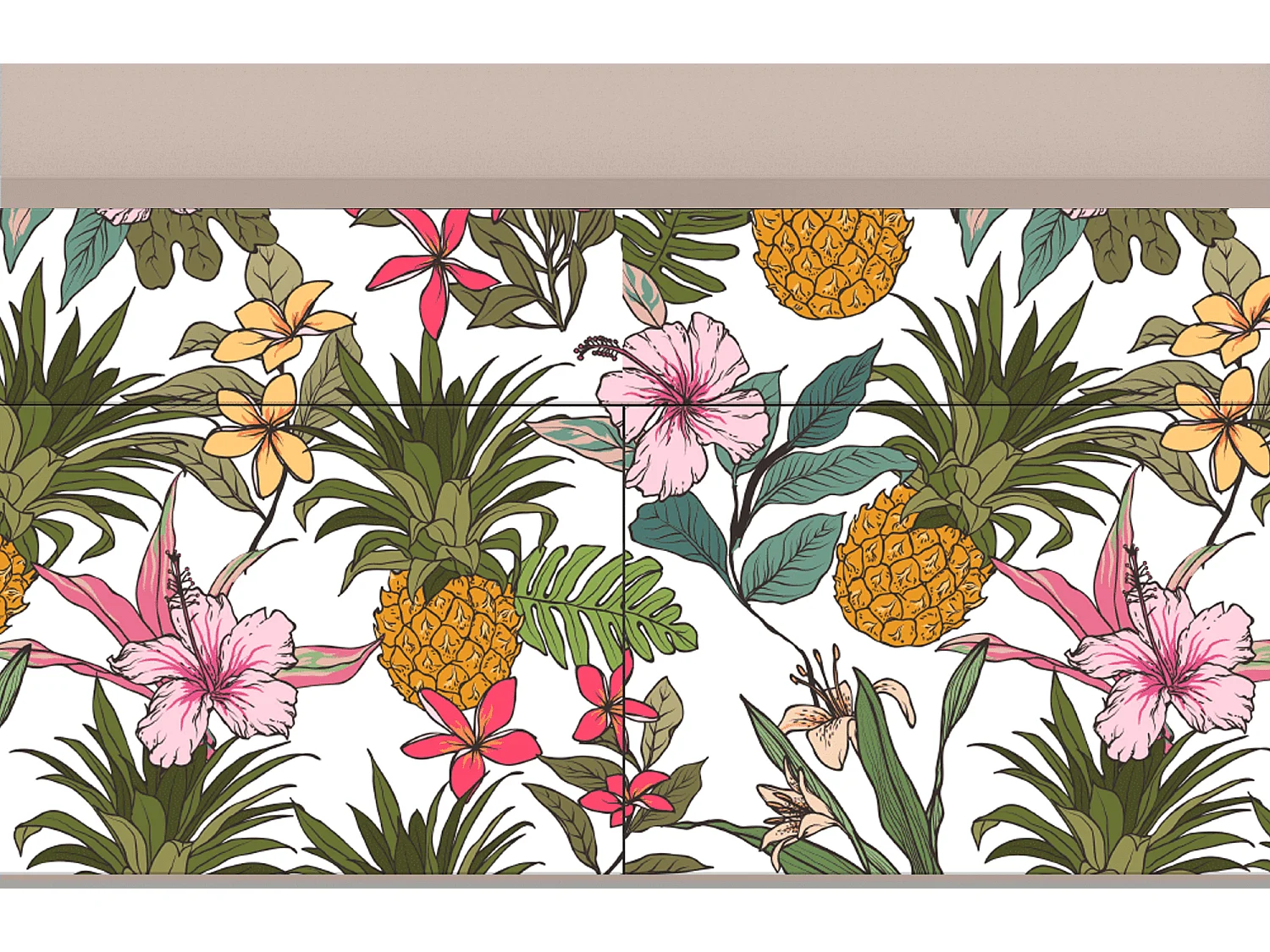 Dressoir - 115x85x48 cm - BS4 - Estival Fruit, Latte