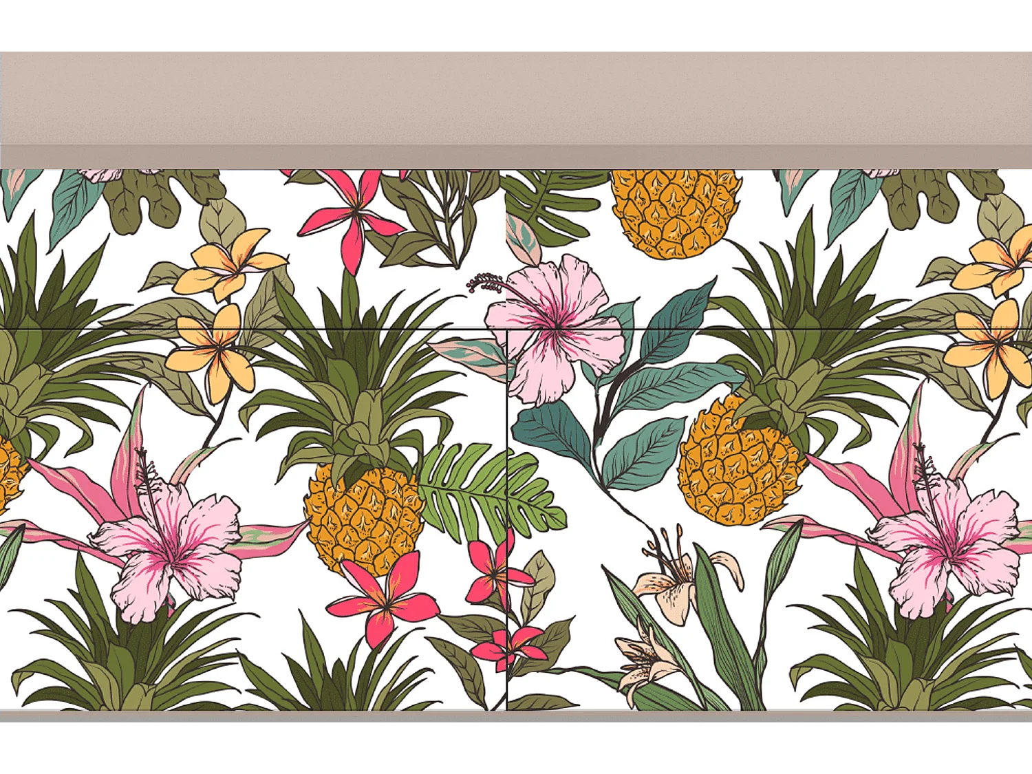 Dressoir - 115x85x48 cm - BS4 - Estival Fruit, Latte