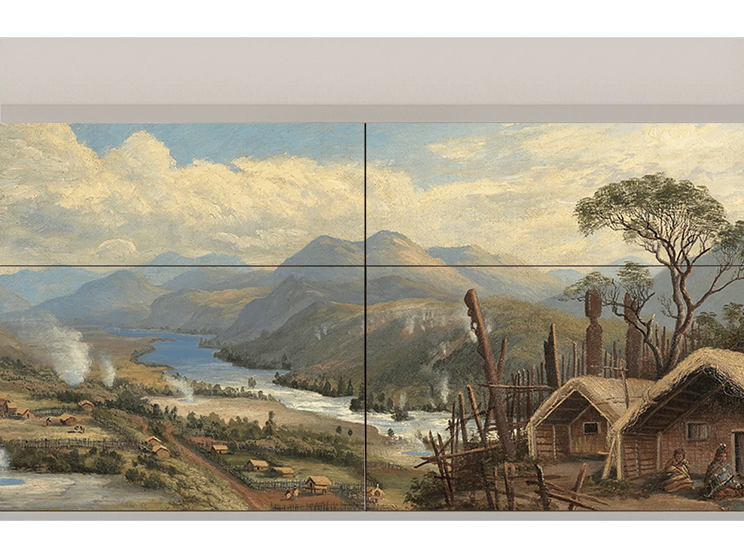 Buffet - 115x85x48 cm - BS4 - View Across the Plains , Sable