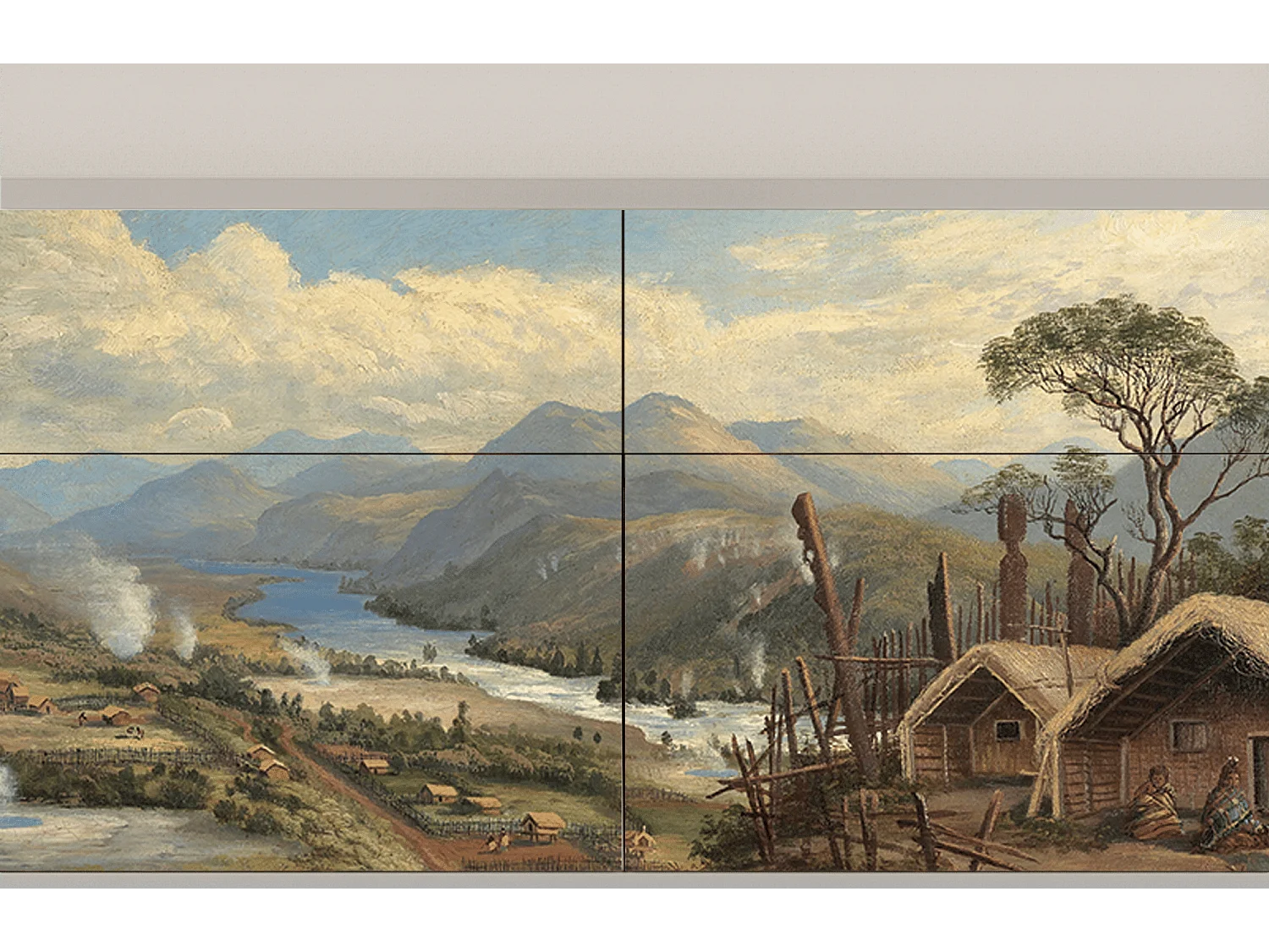 Dressoir - 115x85x48 cm - BS4 - View Across the Plains , Zand