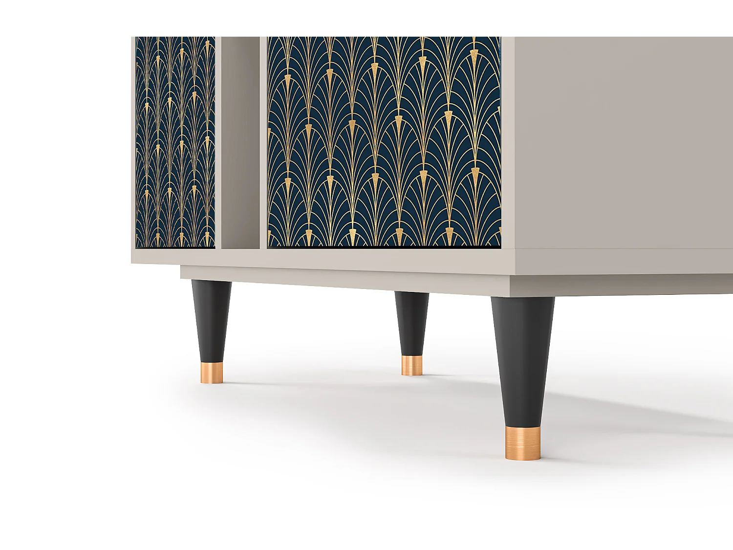 Kredens - 94х96х41 cm - BS5 - Flower of the Nile, Piaskowy