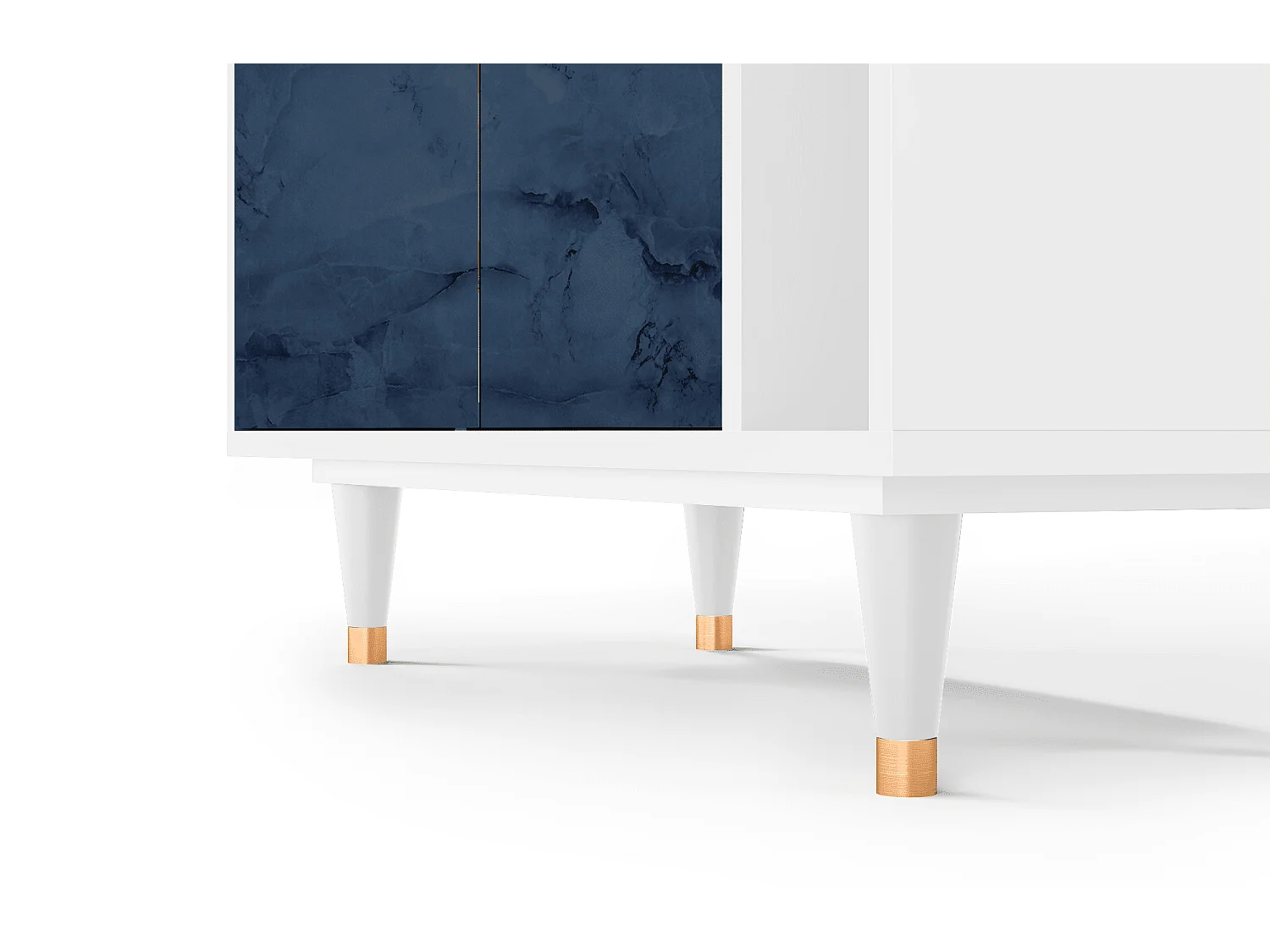 Kredens - 96х110х41 cm - BS6 - Endless Galaxi, Biały