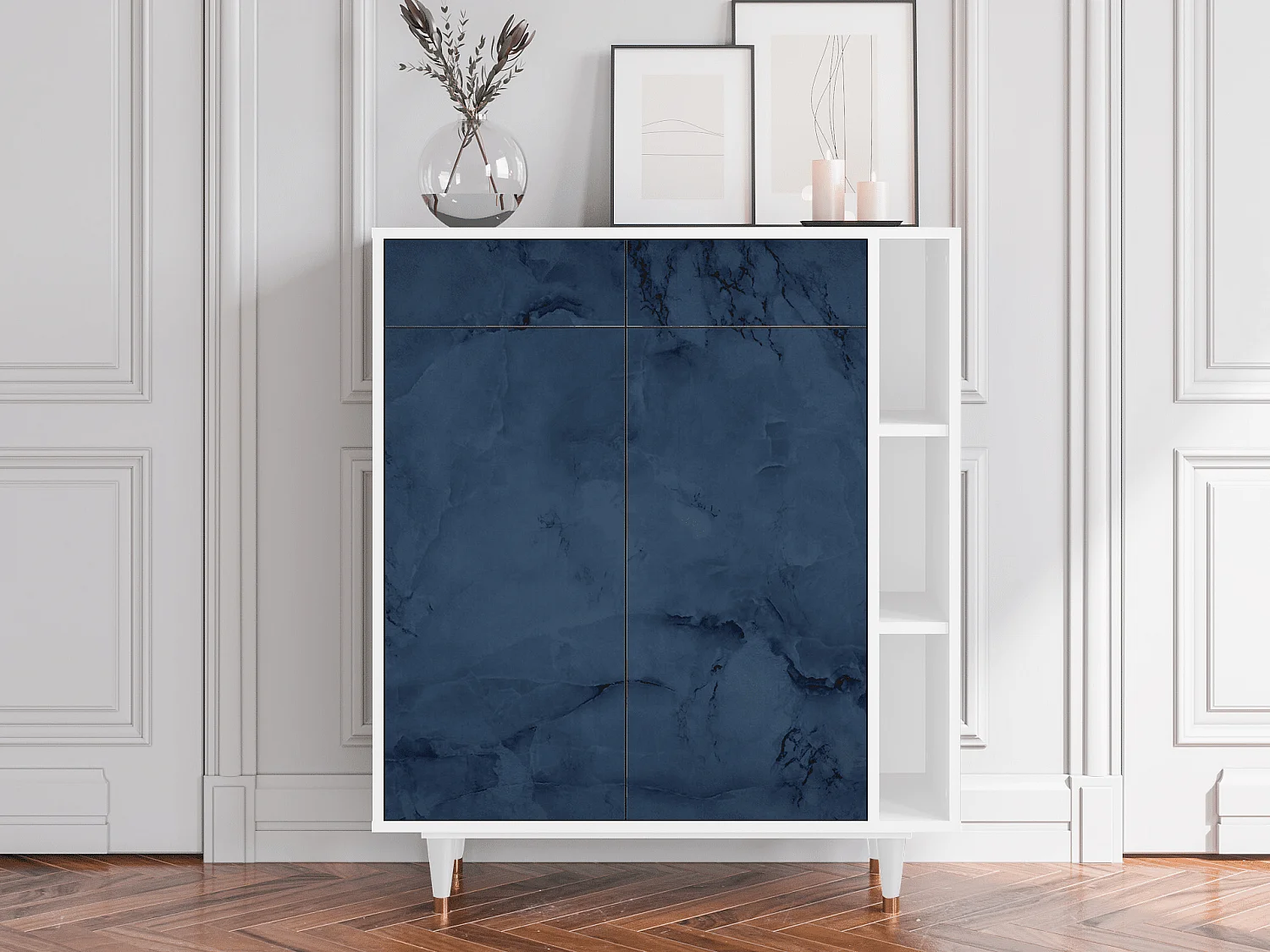 Dressoir - 96х110х41 cm - BS6 - Endless Galaxi, Wit