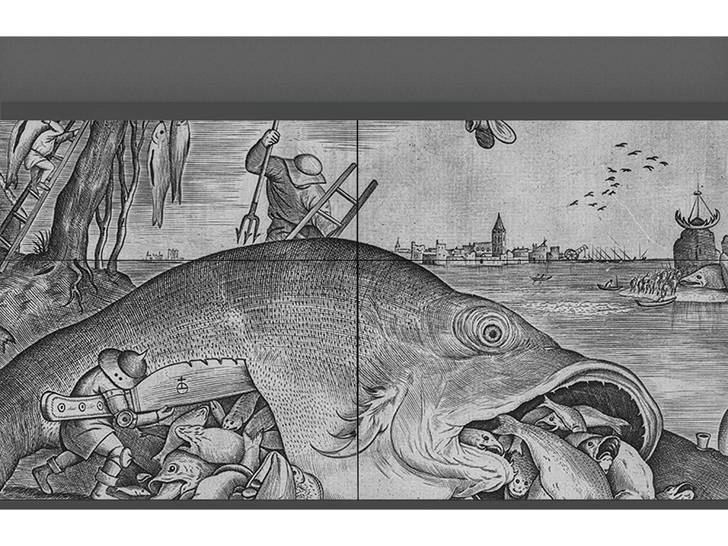 Kredens - 115x85x48 cm - BS4 - Big Fish Eat Little, Antracyt