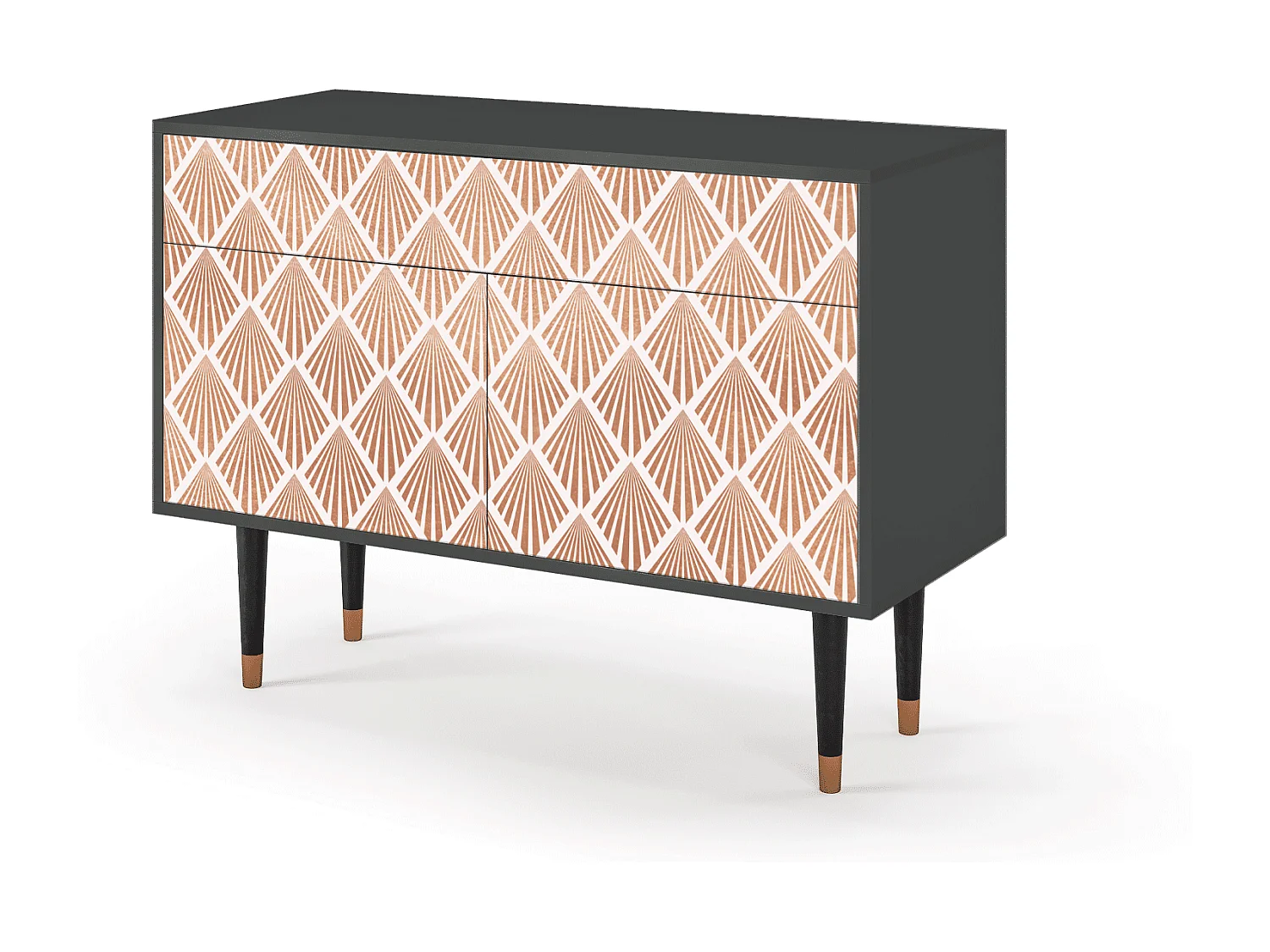 Buffet - 115x85x48 cm - BS4 - Pastel Sunrise, Anthracite