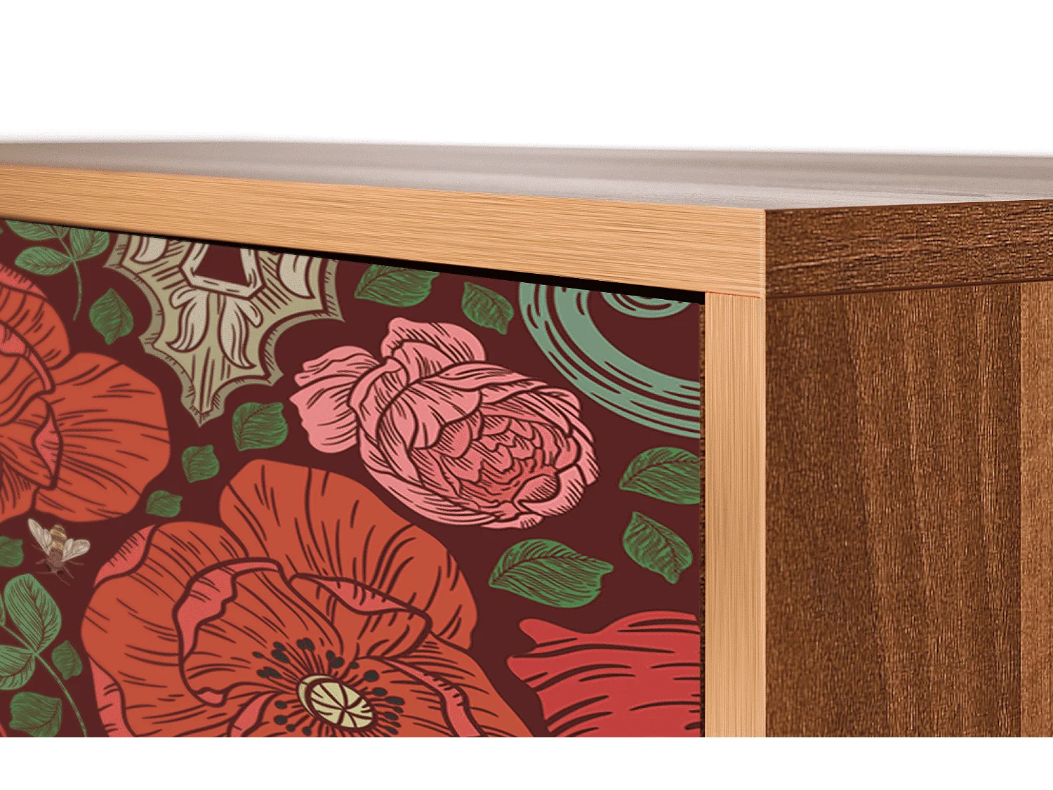 Buffet - 115х84х41 cm - S3 - Poppy Garden, Noyer