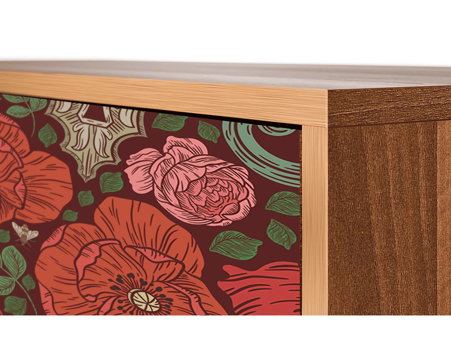 Buffet - 115х84х41 cm - S3 - Poppy Garden, Noyer