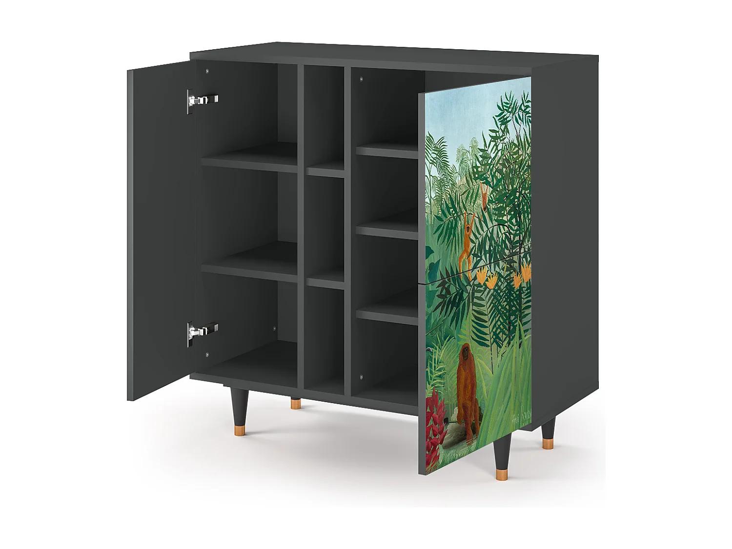 Buffet - 94х96х41 cm - BS5 - Jungles in Paris, Anthracite