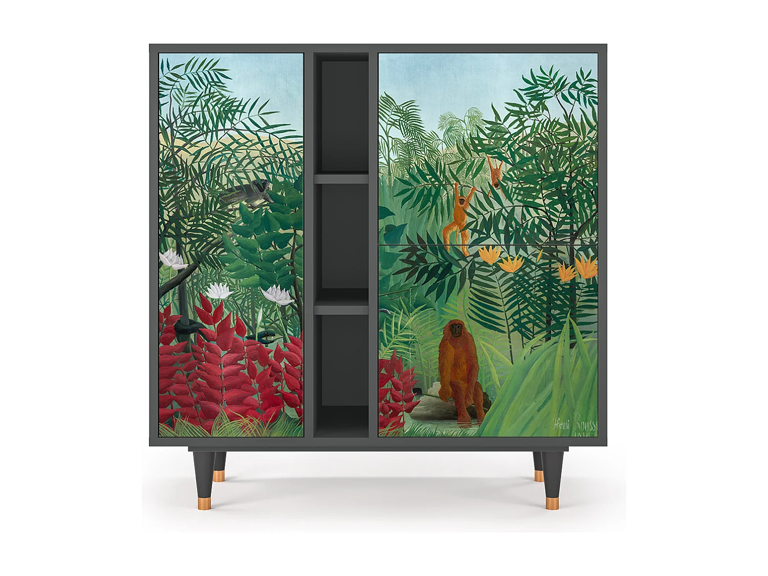 Buffet - 94х96х41 cm - BS5 - Jungles in Paris, Anthracite