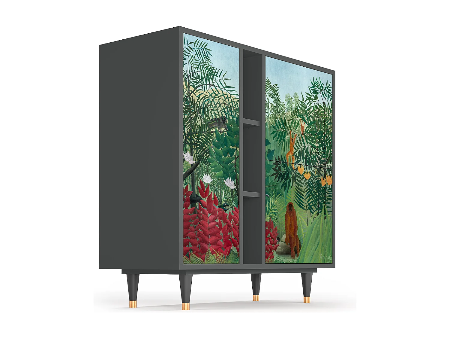 Buffet - 94х96х41 cm - BS5 - Jungles in Paris, Anthracite