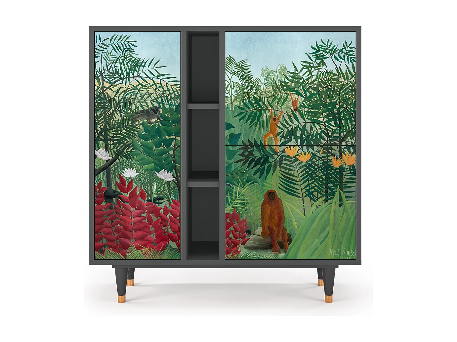 Buffet - 94х96х41 cm - BS5 - Jungles in Paris, Anthracite