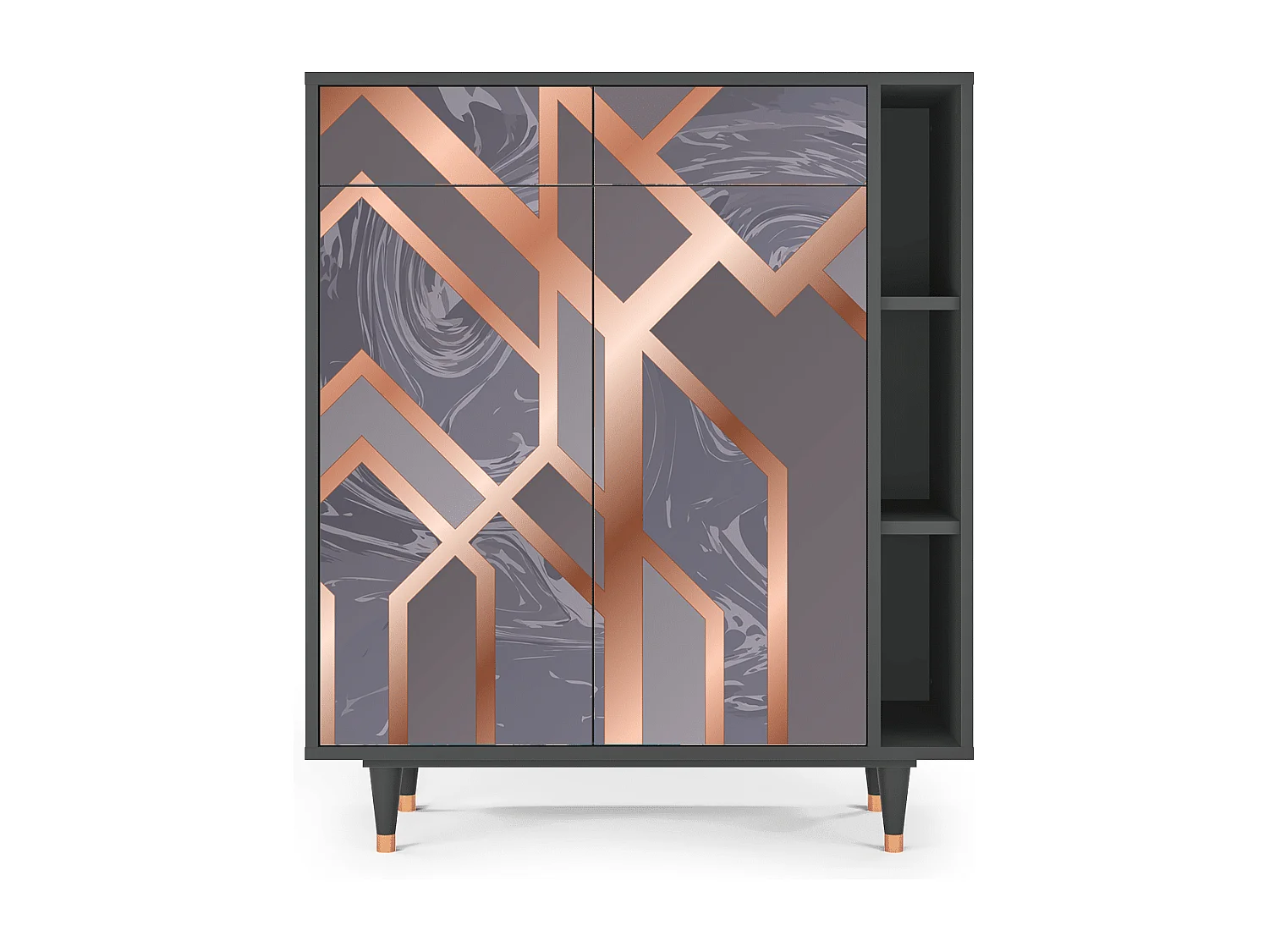 Buffet - 96х110х41 cm - BS6 - Taupe Anatomy, Anthracite