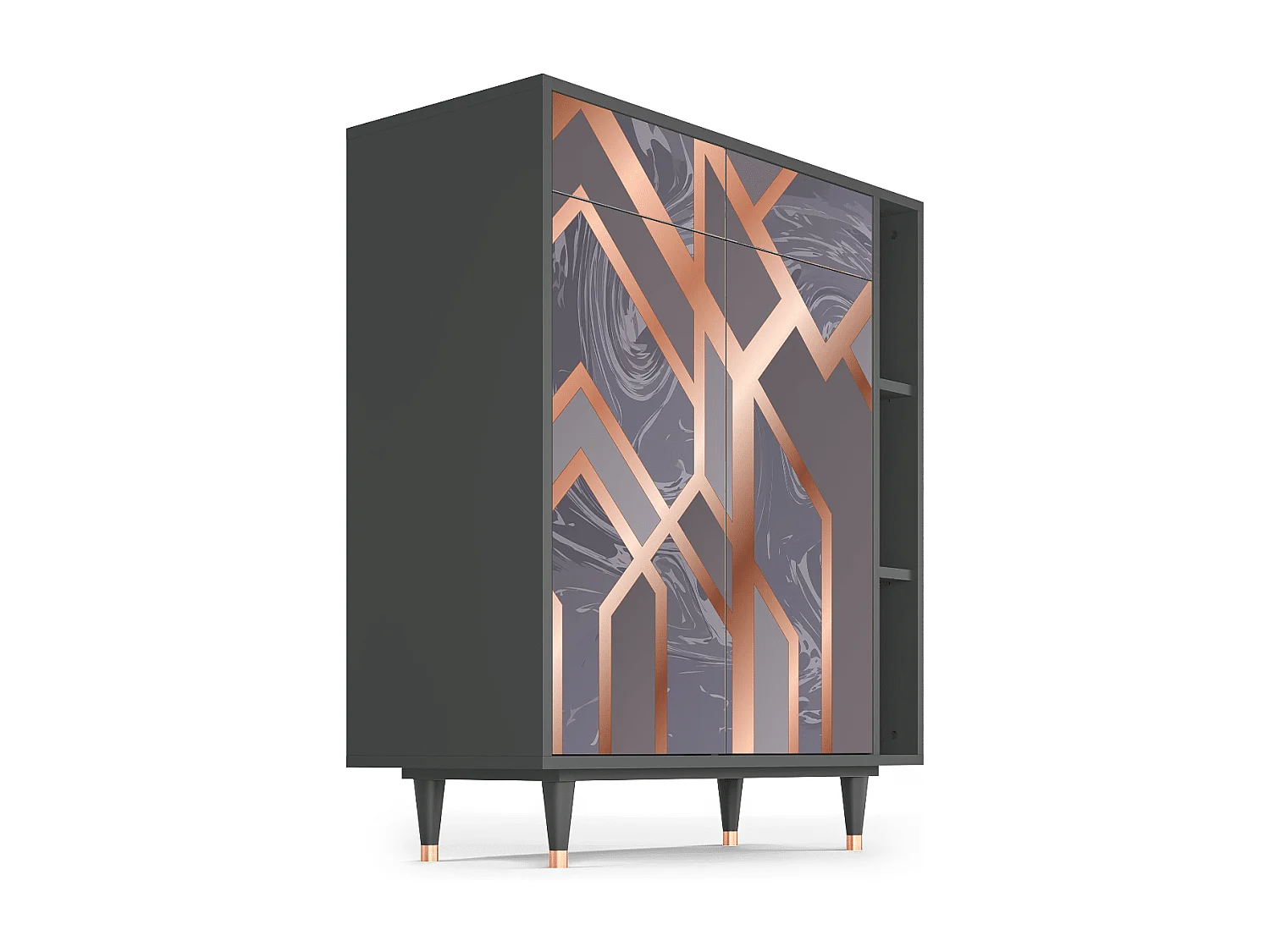 Buffet - 96х110х41 cm - BS6 - Taupe Anatomy, Anthracite