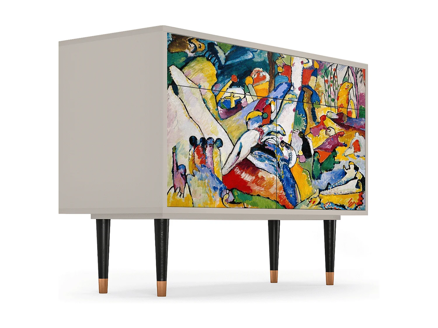 Dressoir - 115x85x48 cm - BS4 - Improvisation 26  , Zand