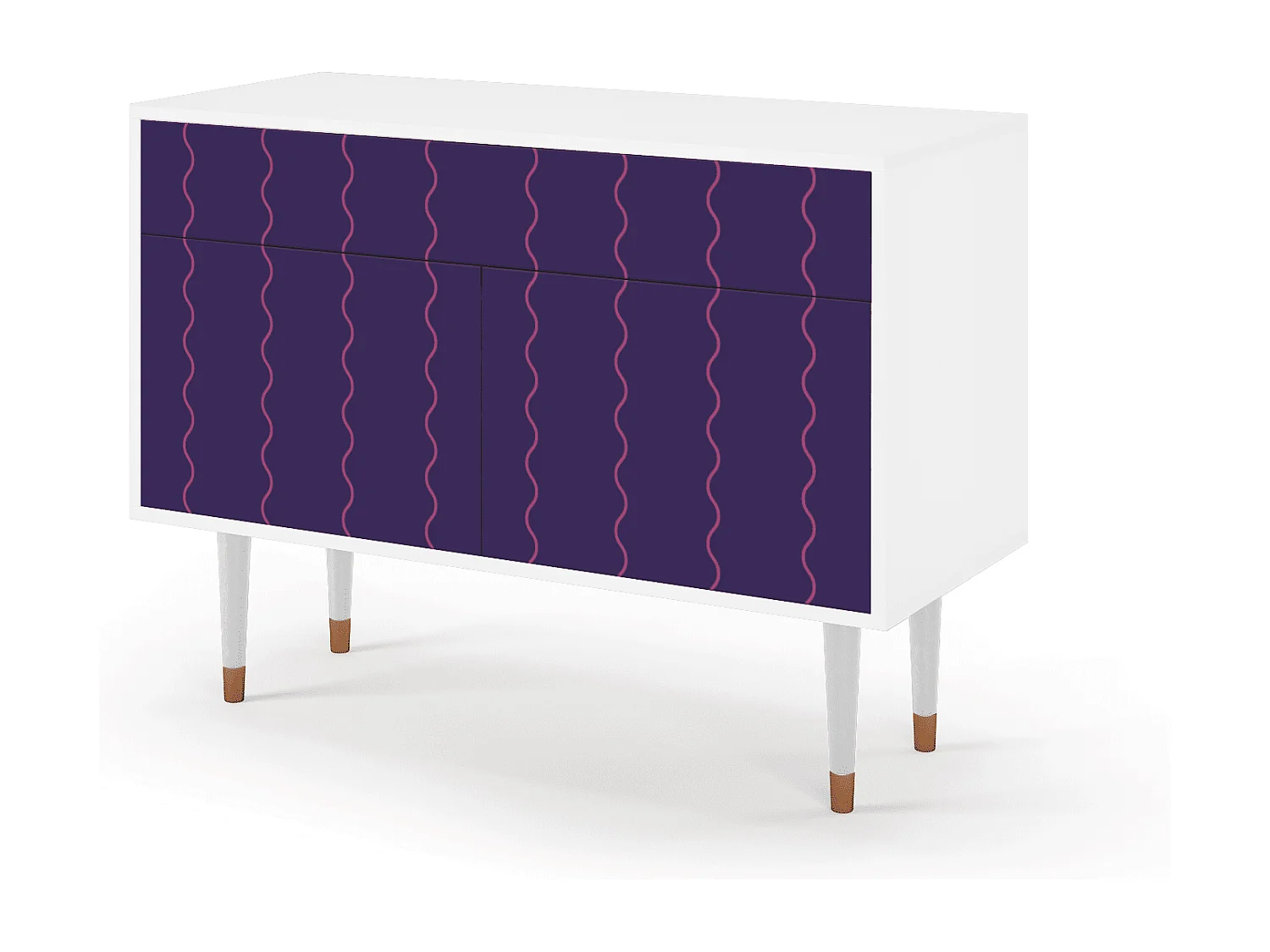 Dressoir - 115x85x48 cm - BS4 - Grape Maccaroni, Wit