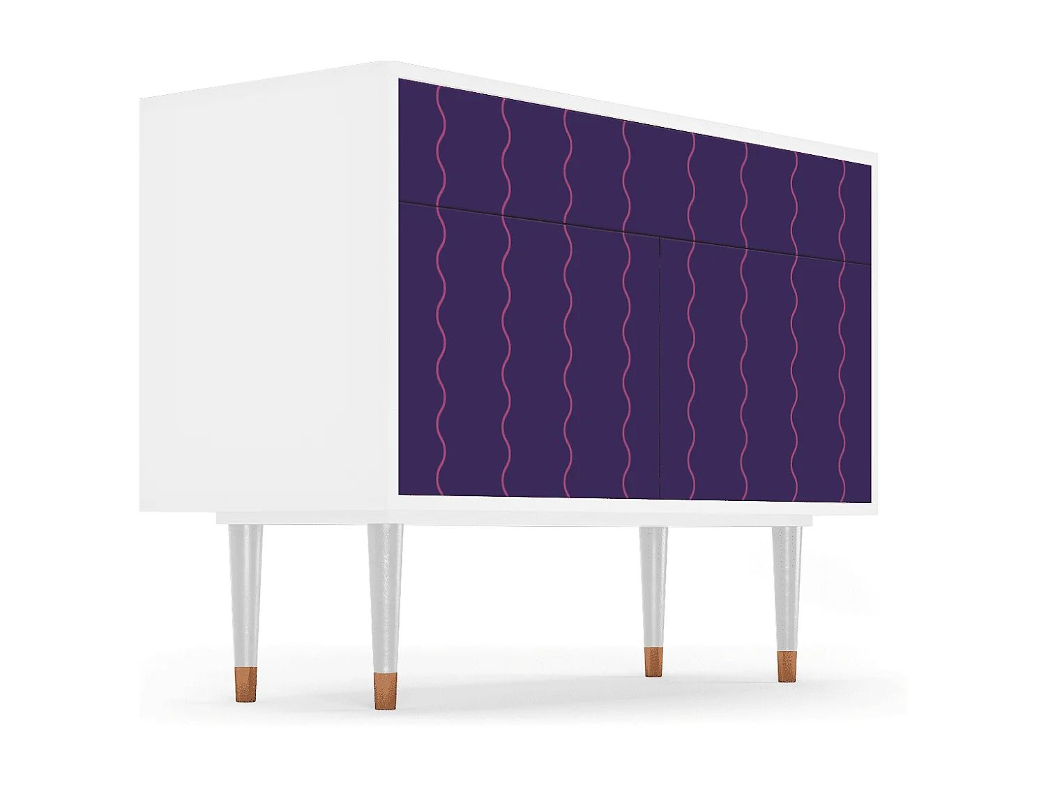 Dressoir - 115x85x48 cm - BS4 - Grape Maccaroni, Wit