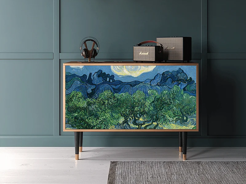 Kredens - 115x85x48 cm - BS4 - The Oil Trees, Orzech