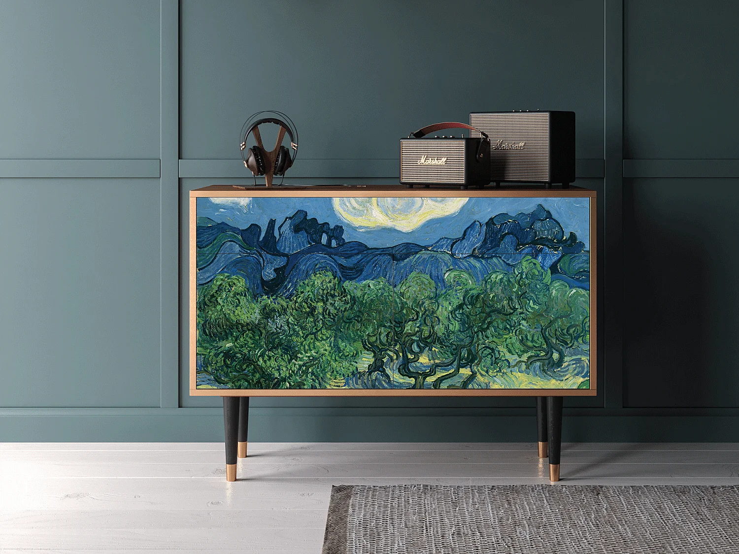 Buffet - 115x85x48 cm - BS4 - The Oil Trees, Noyer